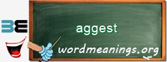 WordMeaning blackboard for aggest